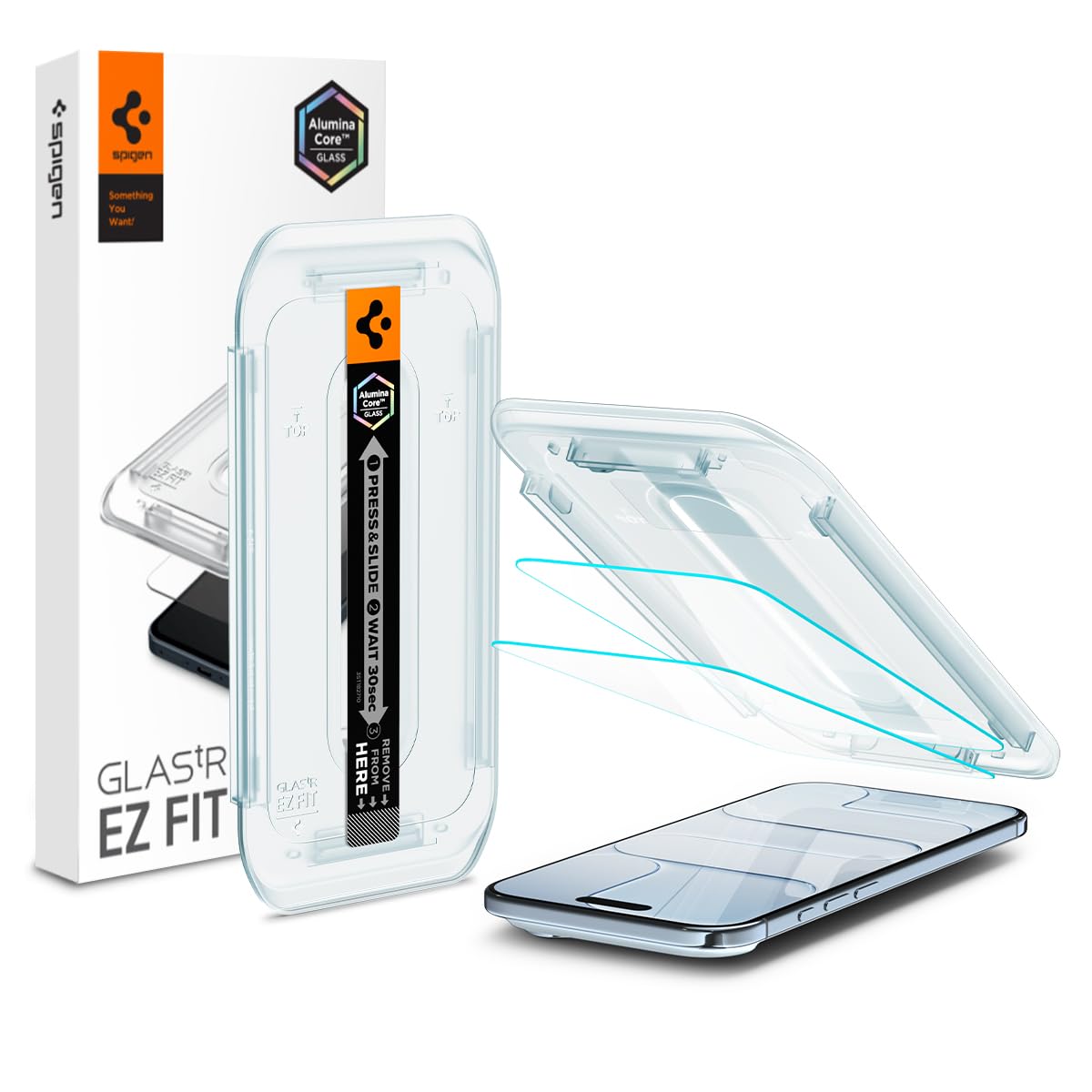 Spigen 2-Pack Screen Protector for iPhone 14, 15, 16, 17 Pro Max