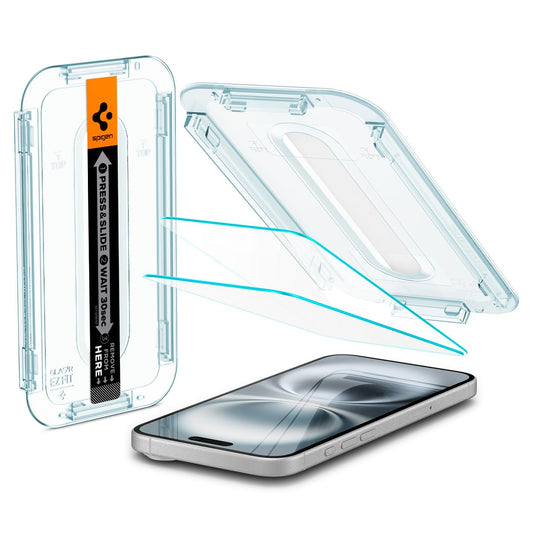Spigen 2-Pack Screen Protector for iPhone 14, 15, 16, 17 Pro Max
