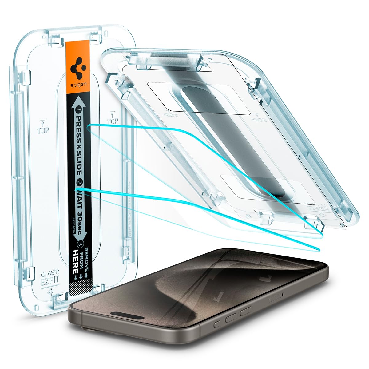 Spigen 2-Pack Screen Protector for iPhone 14, 15, 16, 17 Pro Max