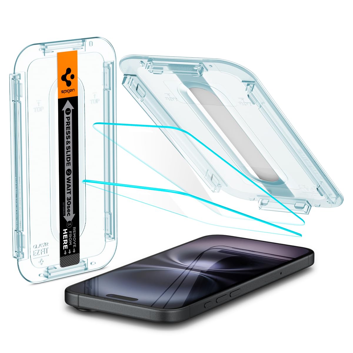 Spigen 2-Pack Screen Protector for iPhone 14, 15, 16, 17 Pro Max