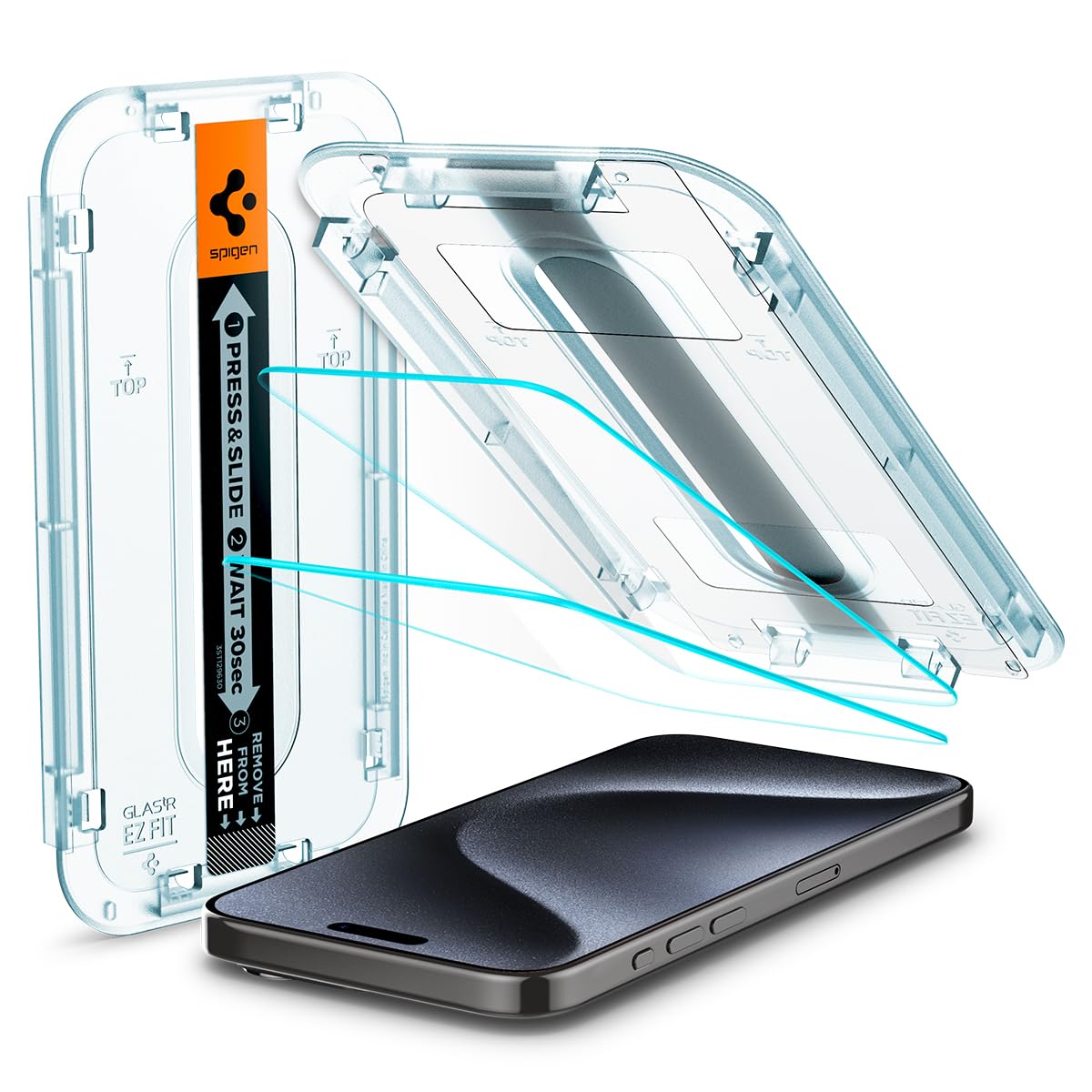 Spigen 2-Pack Screen Protector for iPhone 14, 15, 16, 17 Pro Max