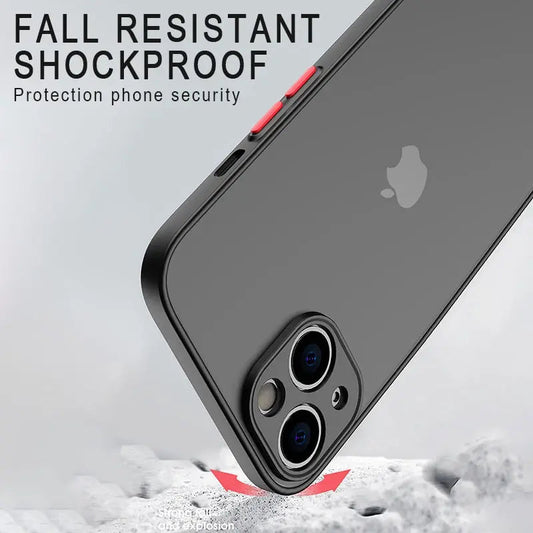 Luxury Silicone Shockproof Matte Phone Case