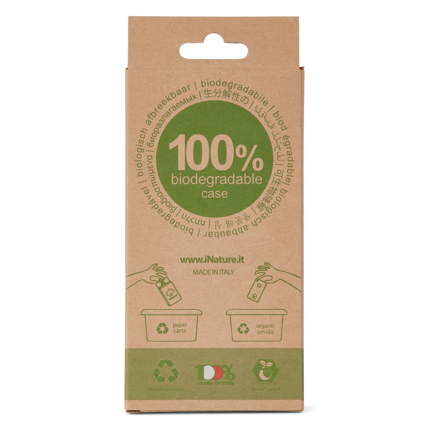 Custodia iNature iPhone 13 Pro Max - Blu Oceano