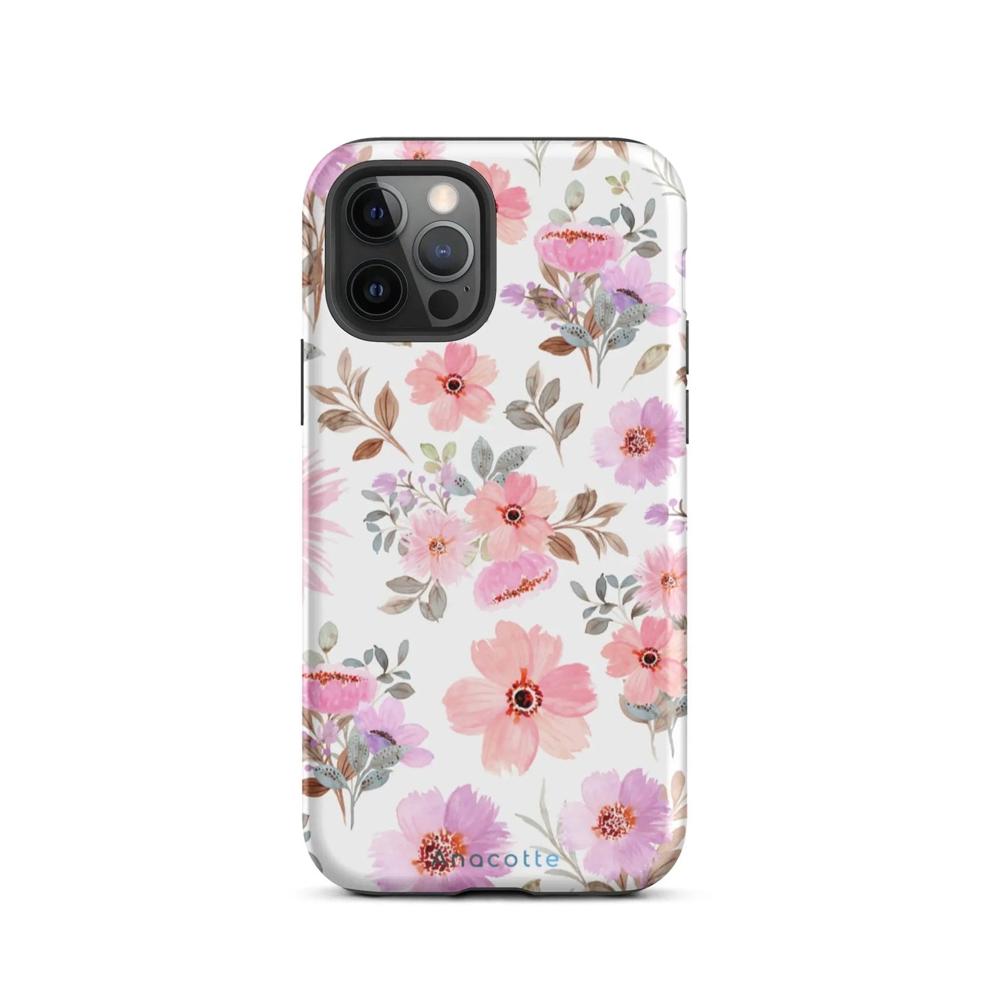 Anacotte Pure Vibes Sakula Pink Floral Design iPhone case