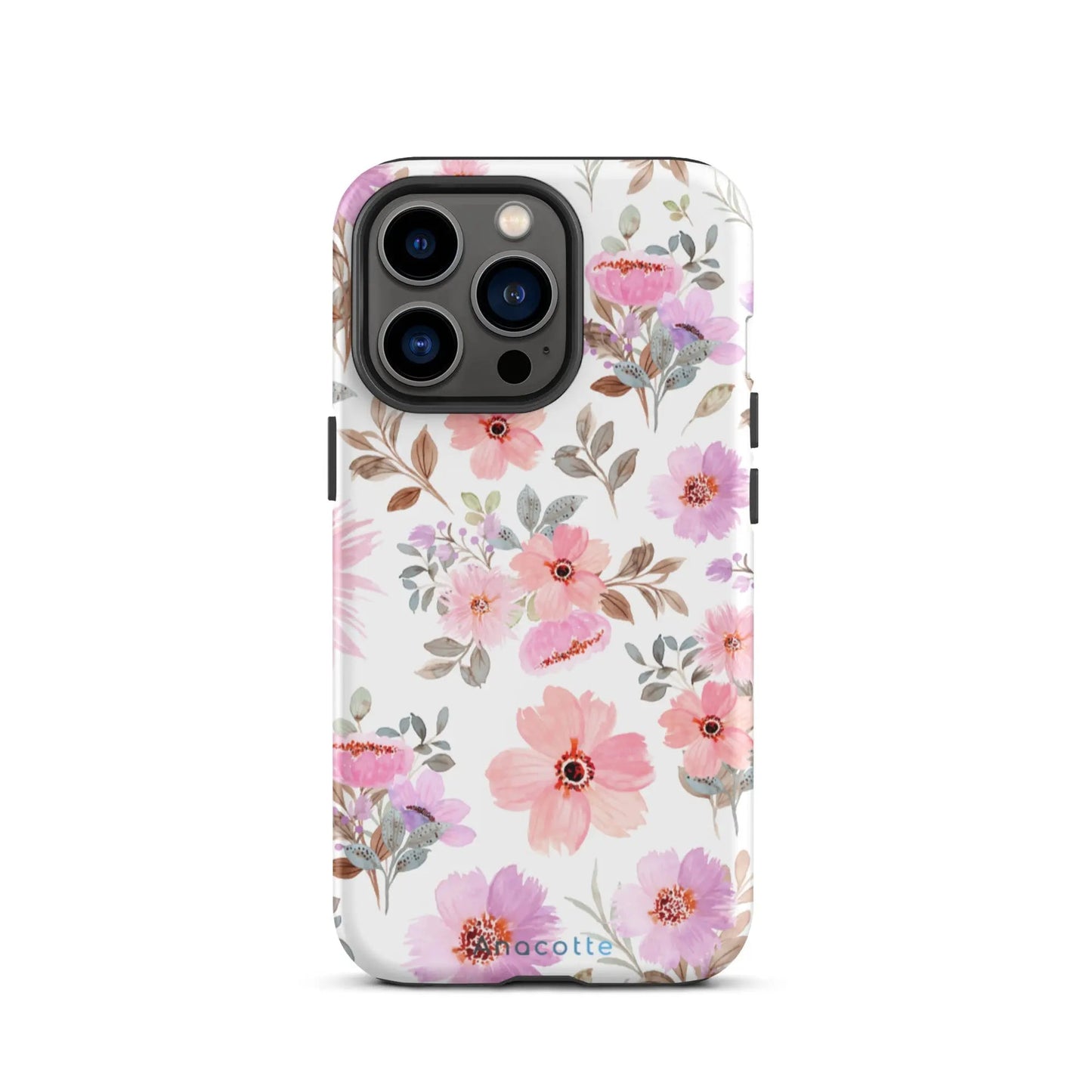 Anacotte Pure Vibes Sakula Pink Floral Design iPhone case